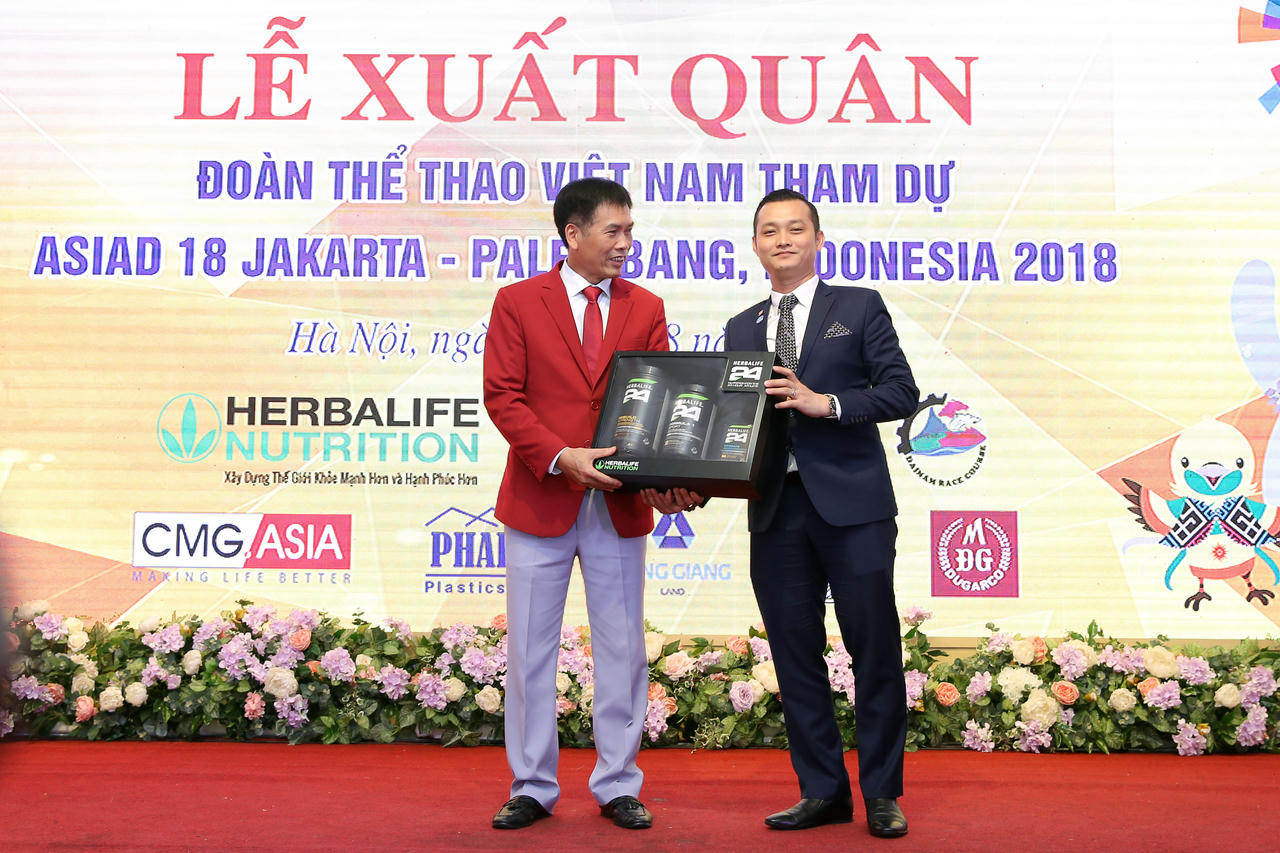 Herbalife và Ủy ban Olympic Việt Nam tài trợ cho 353 vận động viên Việt Nam tham dự ASIAD 2018 tại Indonesia