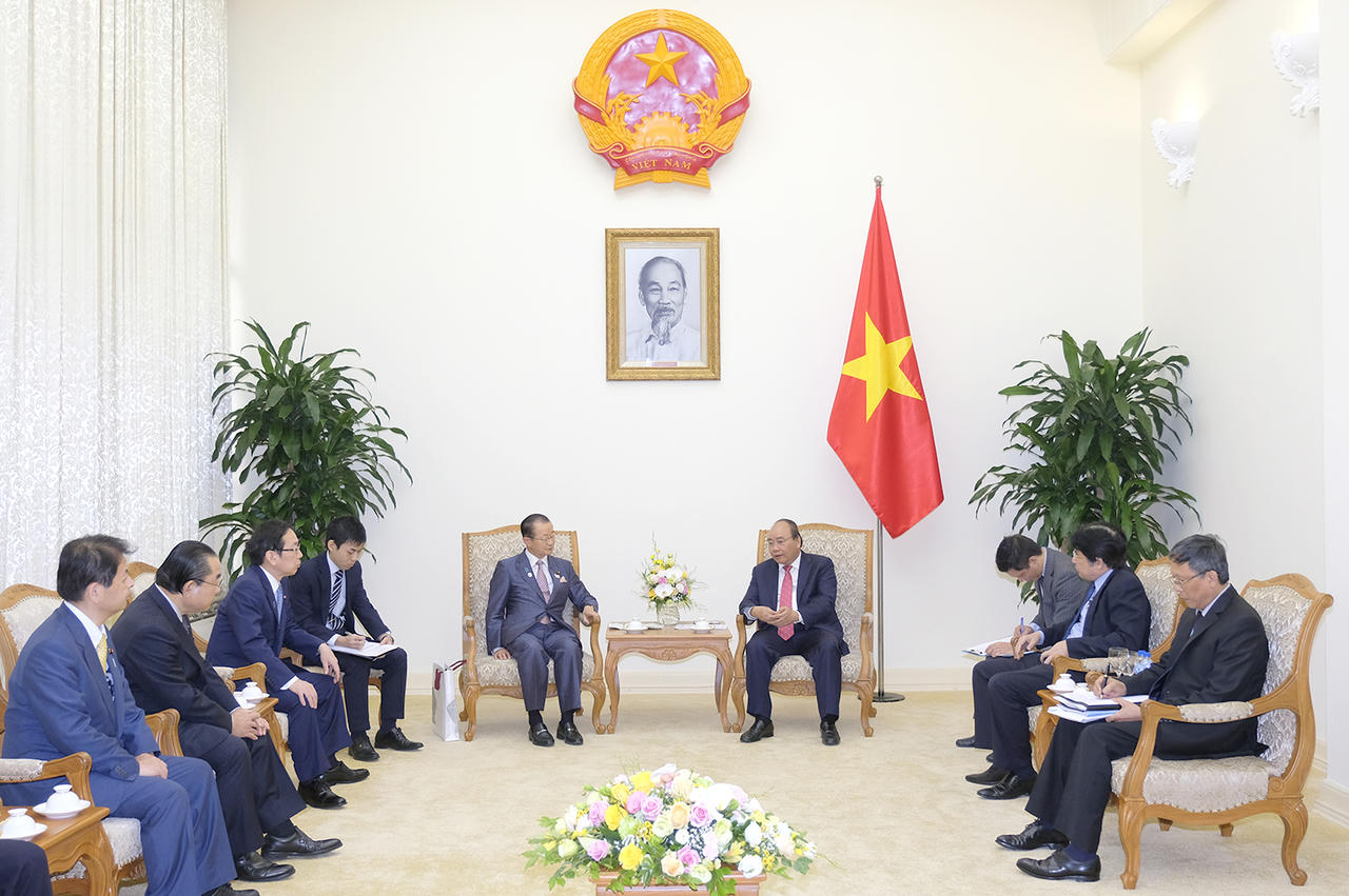 Thủ tướng tiếp Đoàn nghiên cứu của Hạ viện Nhật Bản
