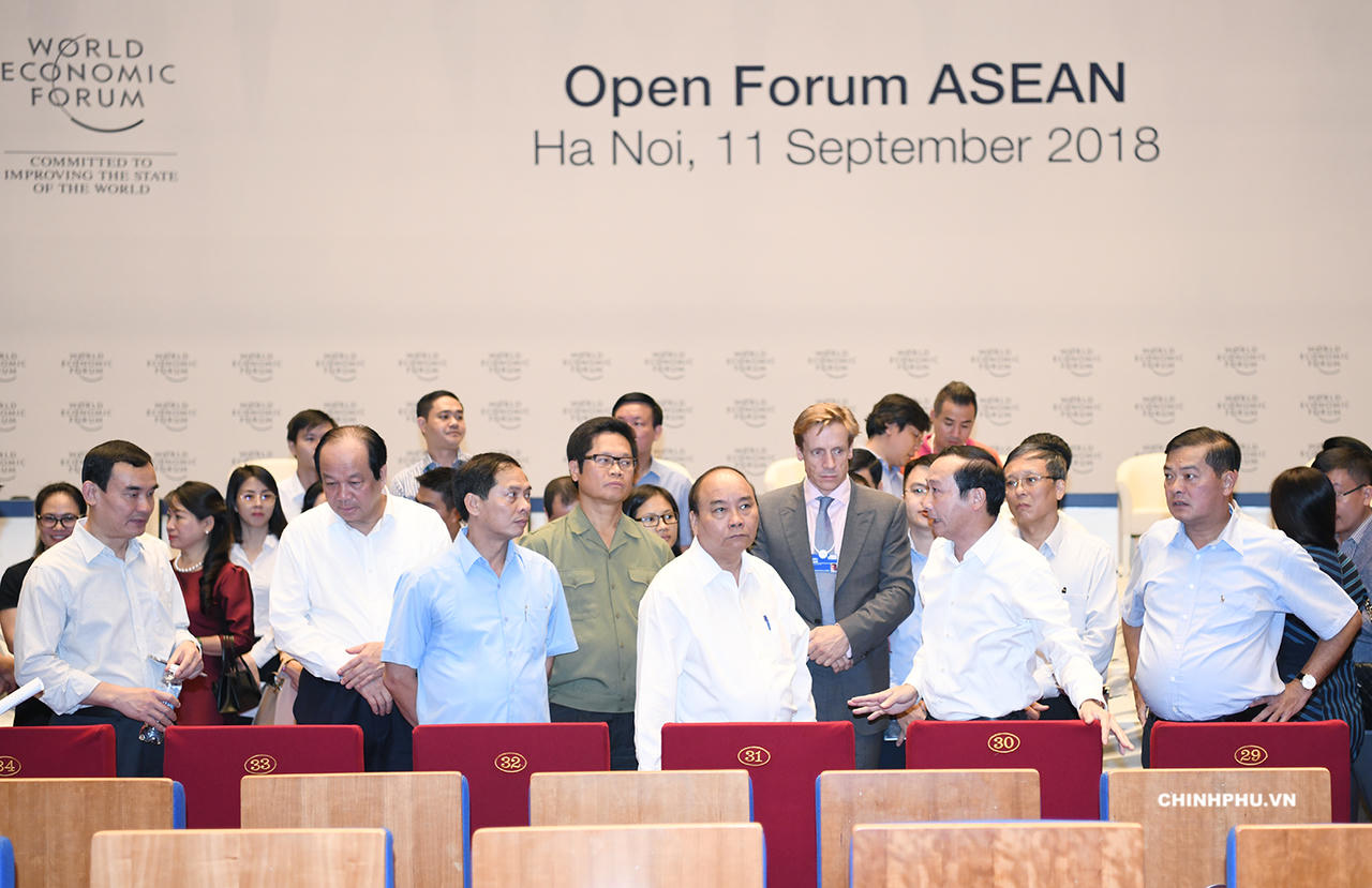 Thủ tướng yêu cầu đảm bảo an toàn tuyệt đối cho Hội nghị Diễn đàn Kinh tế Thế giới về ASEAN