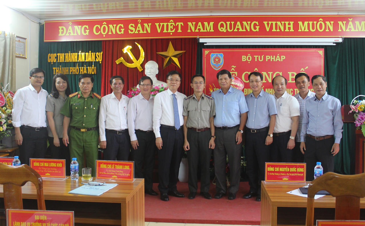 Ông Lê Xuân Hồng được bổ nhiệm làm Cục trưởng Cục THADS Hà Nội 