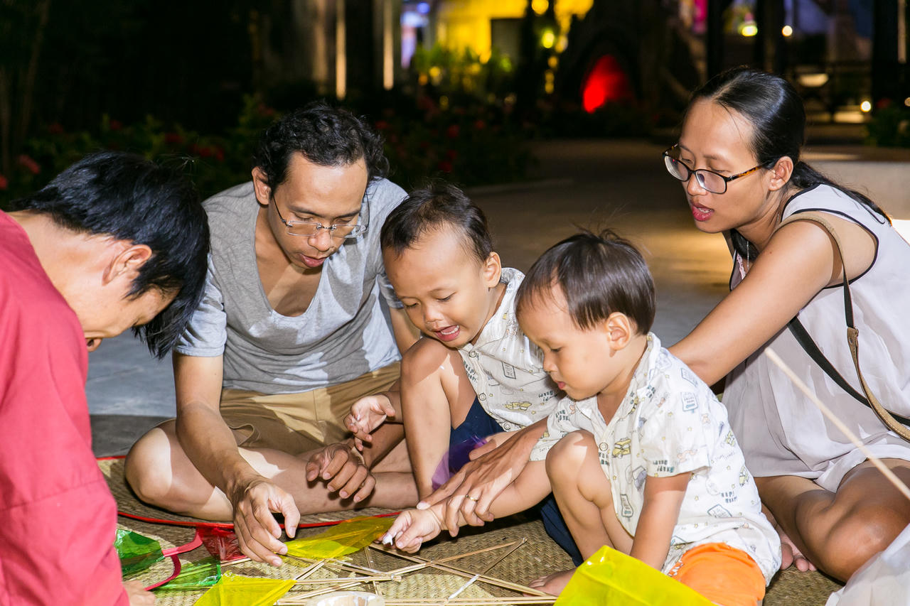 Gần 8000 du khách đã trải nghiệm lễ hội Trăng Thương cảng tại Công viên Ấn tượng Hội An