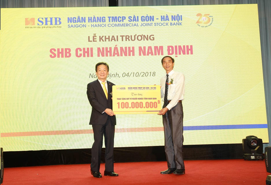 SHB khai trương chi nhánh Nam Định 