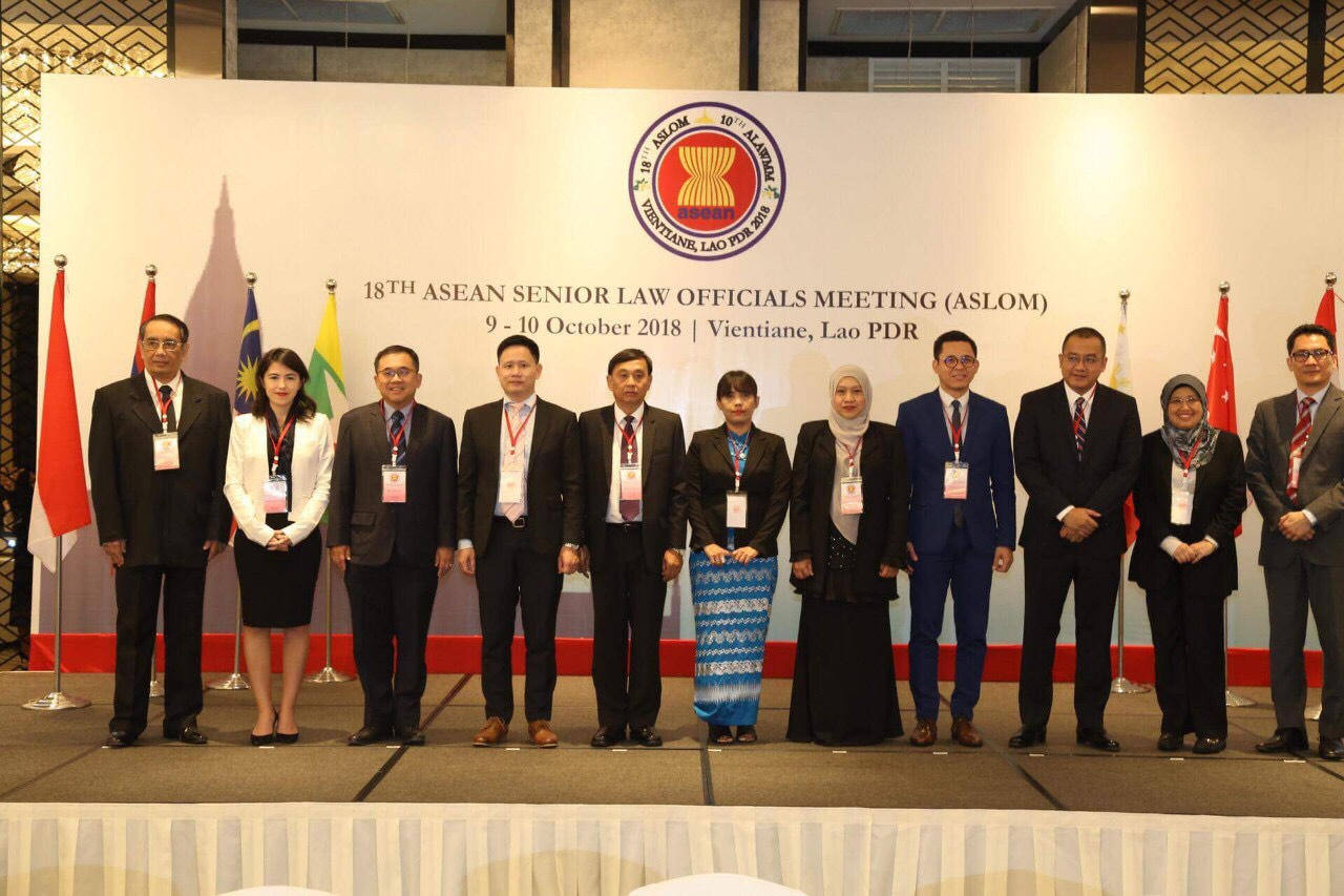 Khai mạc Hội nghị lần thứ 18 Quan chức pháp luật cao cấp các nước ASEAN