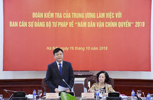 Bộ Tư pháp làm tốt “Năm dân vận chính quyền” 2018