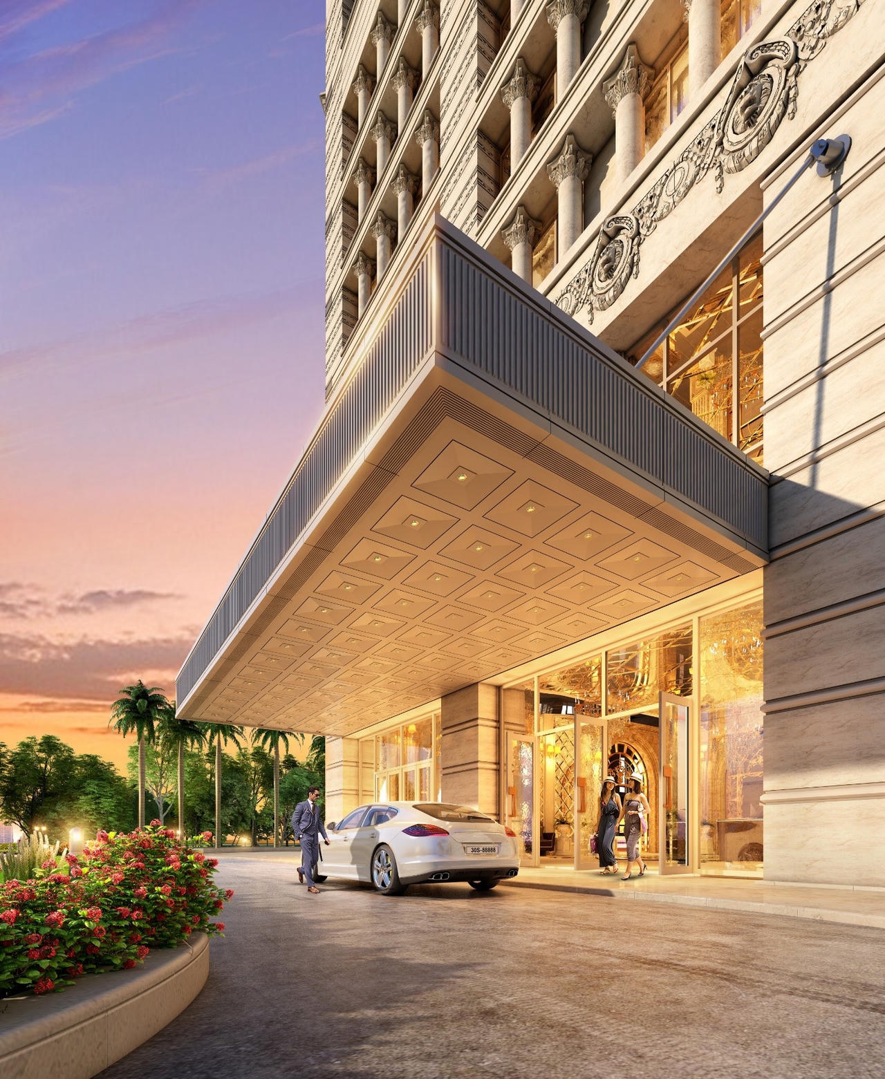 Hệ thống giao thông nội khu hiện đại - điểm nhấn đắt giá của D'. Le Roi Soleil