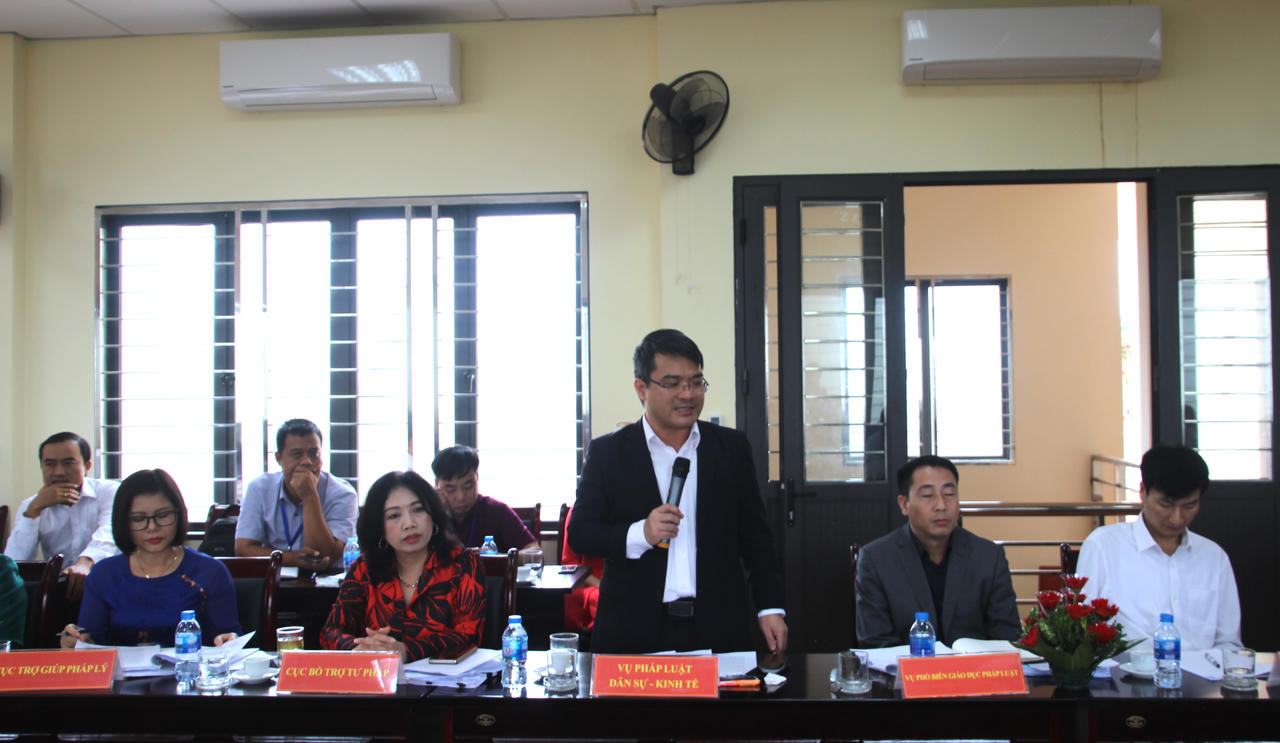 Bộ trưởng Tư pháp Lê Thành Long thăm và làm việc tại Thái Nguyên