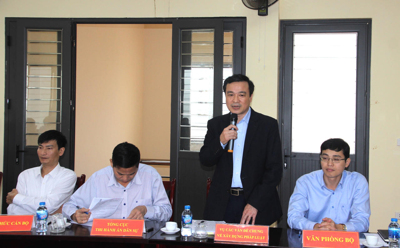 Bộ trưởng Tư pháp Lê Thành Long thăm và làm việc tại Thái Nguyên