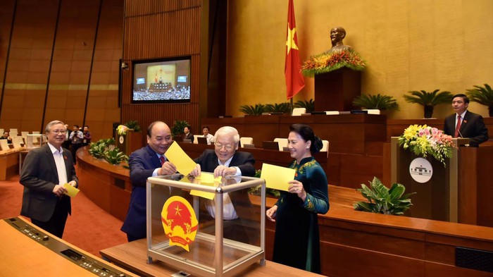 Tân Chủ tịch nước Nguyễn Phú Trọng tuyên thệ nhậm chức