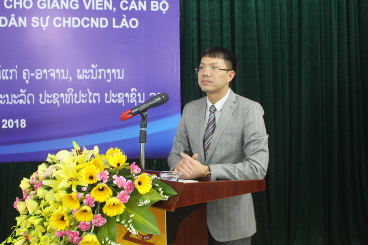 Bế giảng lớp đào tạo nghiệp vụ Thi hành án dân sự cho giảng viên, cán bộ CHDCND Lào