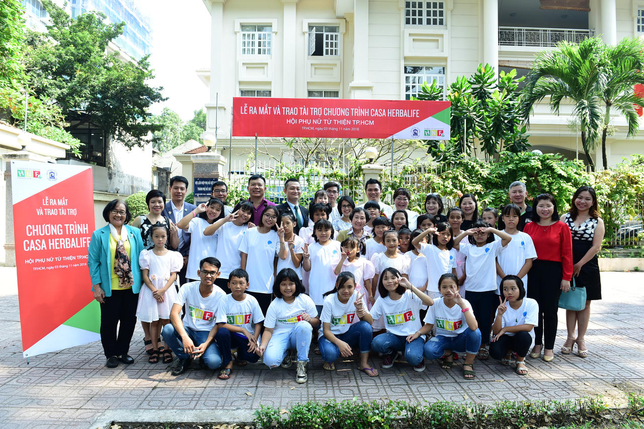 Quỹ Herbalife Nutrition ra mắt Chương trình Casa Herbalife hỗ trợ dinh dưỡng cho trẻ em có hoàn cảnh khó khăn tại Hội phụ nữ từ thiện TPHCM