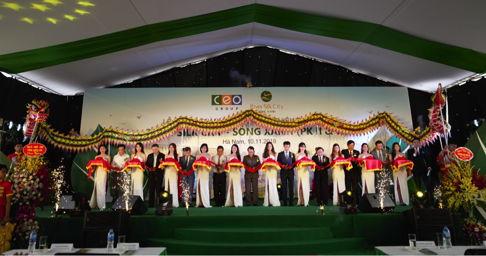 Tập đoàn CEO tổ chức Lễ khánh thành Hạ tầng kỹ thuật dự án River Silk City - Sông Xanh (Phân kỳ 2&3)
