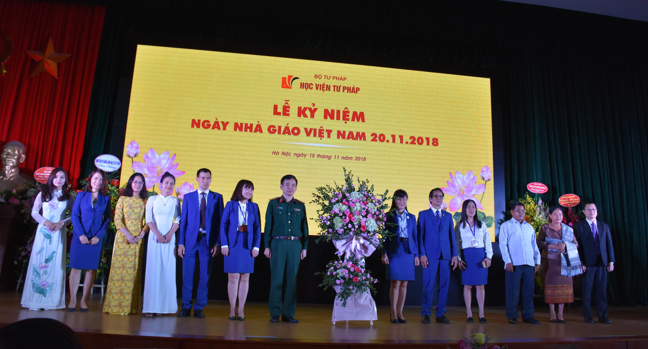 Học viện Tư pháp tổ chức Lễ kỷ niệm chào mừng Ngày Nhà giáo Việt Nam 20/11
