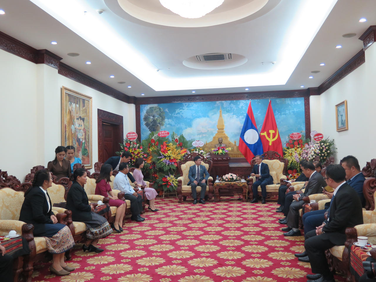 Bộ Tư pháp chúc mừng 43 năm Quốc khánh Lào