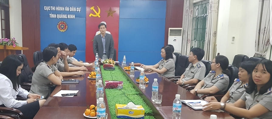 Thứ trưởng Nguyễn Khánh Ngọc làm việc với Tư pháp, THADS Quảng Ninh