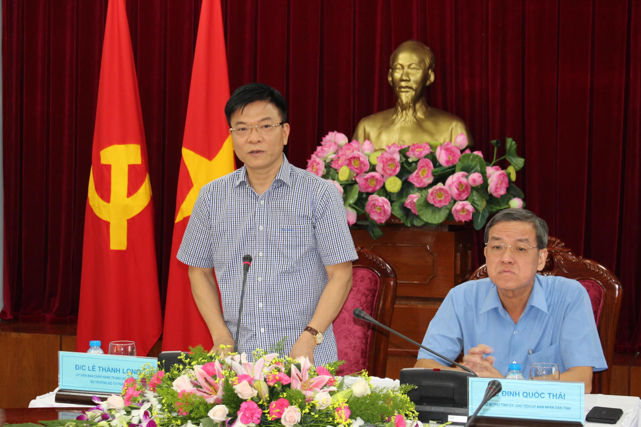 Bộ trưởng Lê Thành Long kết thúc tốt đẹp chuyến công tác các tỉnh phía Nam