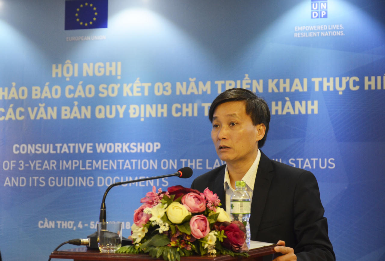 Thứ trưởng Bộ Tư pháp Nguyễn Khánh Ngọc: Cần tạo điều kiện thuận lợi tối đa cho người dân trong đăng ký hộ tịch