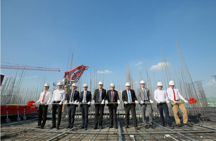 Sau 167 ngày thi công, tòa nhà CT4 dự án Iris Garden về đích ngoạn mục