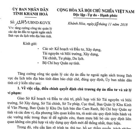 LS Lê Đình Vinh: Chỉ đạo của tỉnh Khánh Hòa đang làm thiệt hại cho doanh nghiệp