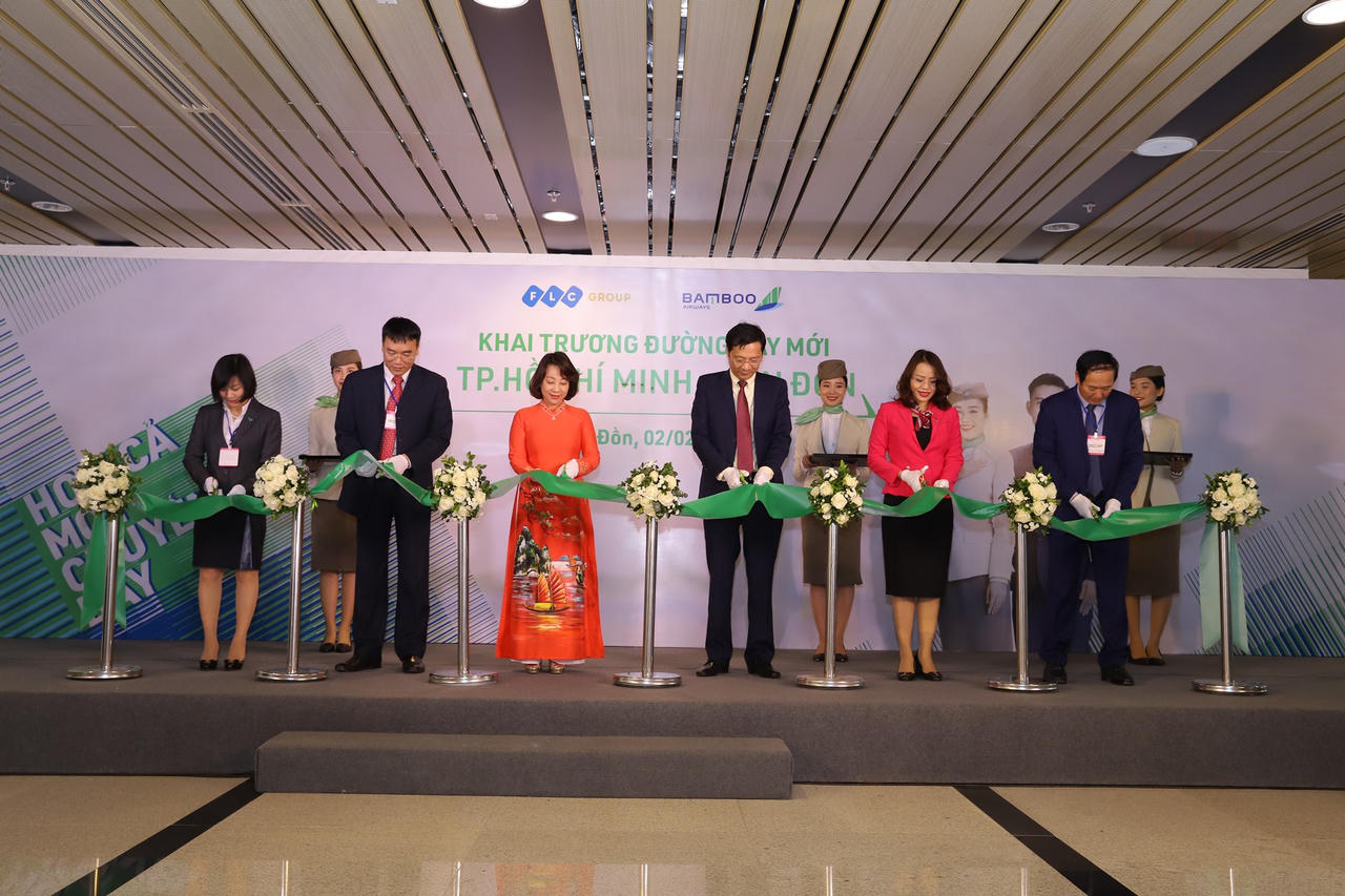 Bamboo Airways khai trương đường bay Tp. Hồ Chí Minh – Vân Đồn, xúc tiến mở đường bay quốc tế