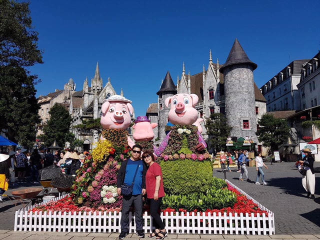 Lên Bà Nà Tết Kỷ Hợi, ngắm đàn heo dễ thương chưa từng thấy