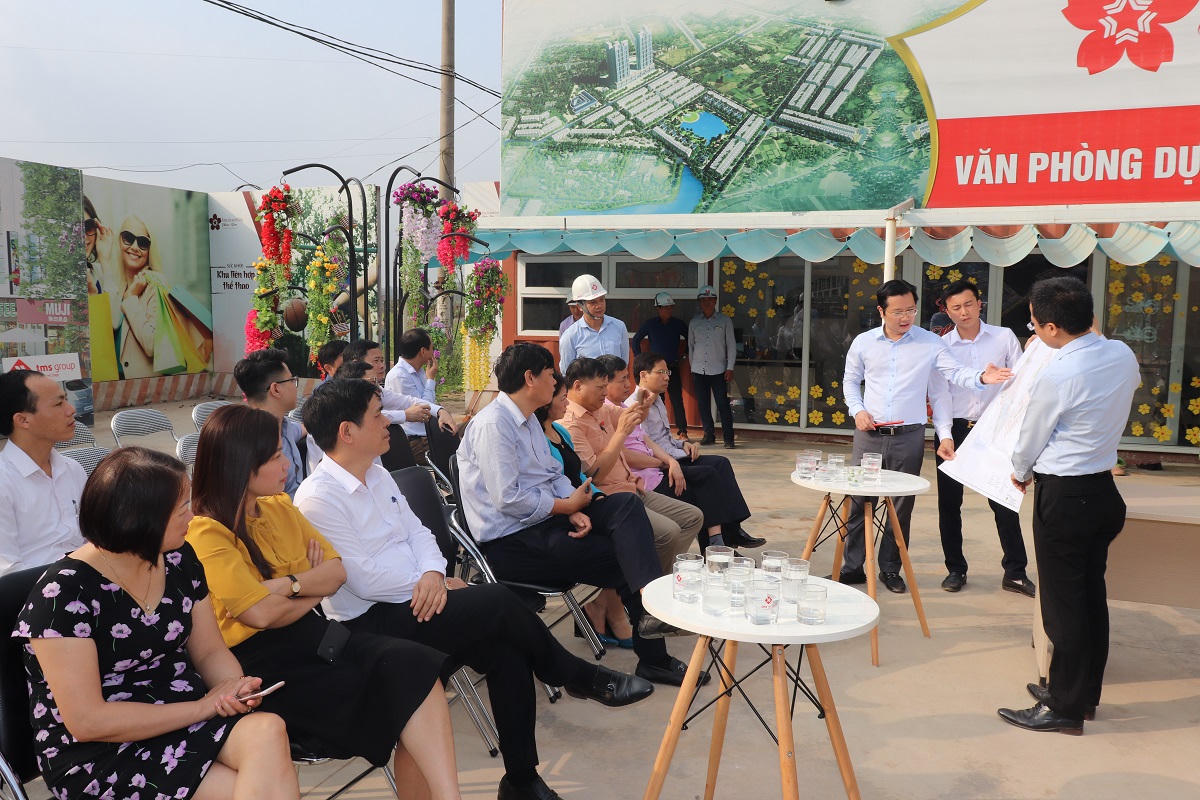 Đoàn Đại biểu Quốc hội tỉnh Vĩnh Phúc đến thăm dự án TMS Grand City Phuc Yen