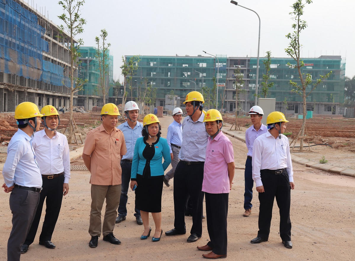 Đoàn Đại biểu Quốc hội tỉnh Vĩnh Phúc đến thăm dự án TMS Grand City Phuc Yen