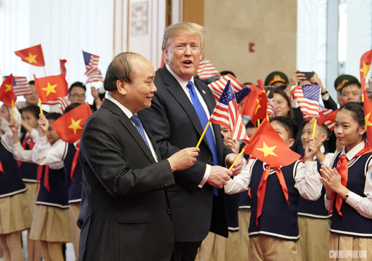 Thủ tướng Nguyễn Xuân Phúc hội kiến với Tổng thống Donald Trump