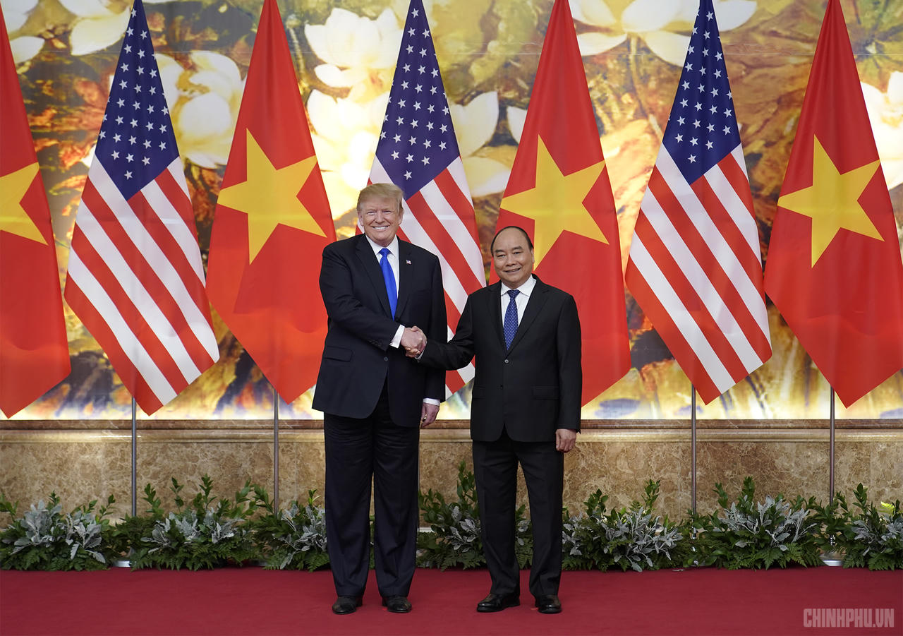 Thủ tướng Nguyễn Xuân Phúc hội kiến với Tổng thống Donald Trump