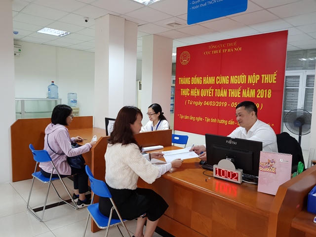 Hà Nội đồng loại triển khai Tháng đồng hành cùng người nộp thuế thực hiện quyết toán thuế 