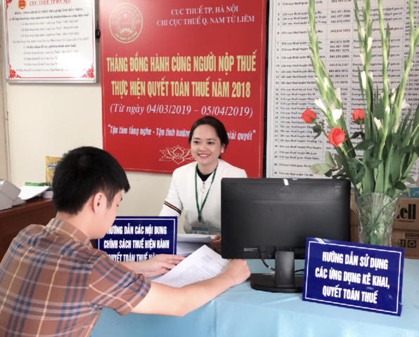 Hà Nội đồng loại triển khai Tháng đồng hành cùng người nộp thuế thực hiện quyết toán thuế 