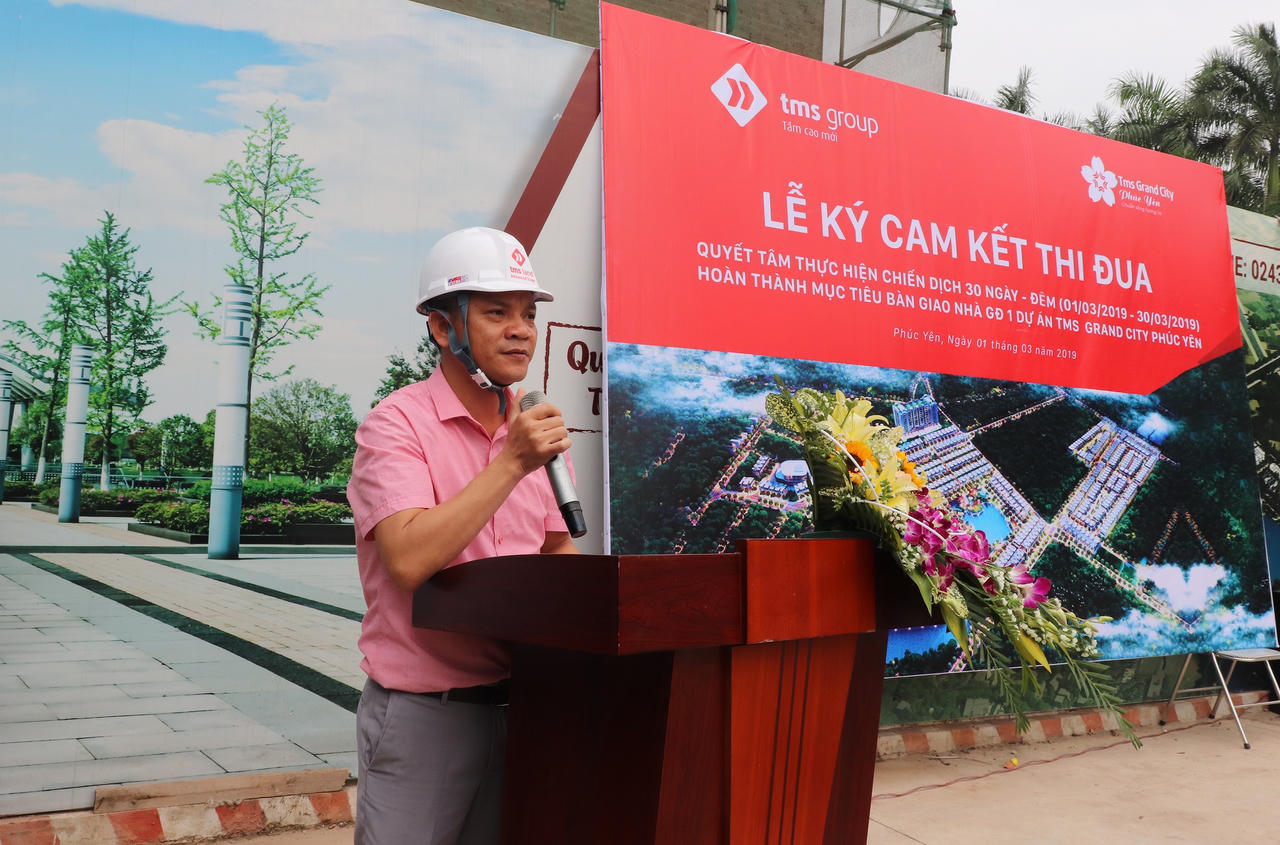 Tập đoàn TMS: Nỗ lực cán đích bàn giao nhà giai đoạn 1 TMS Grand City Phuc Yen