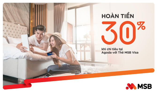 Du lịch mùa cao điểm siêu tiết kiệm với ưu đãi hoàn tiền “khủng” từ MSB