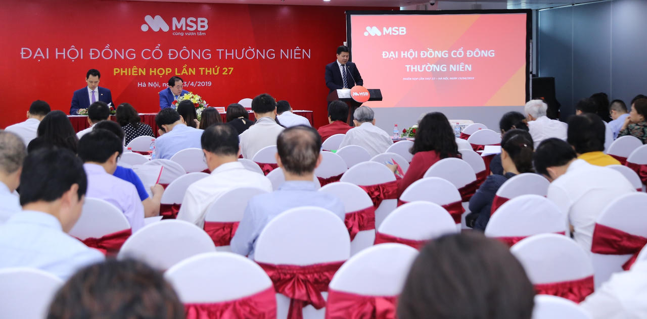 Đại hội đồng cổ đông MSB 2019: Bước chuyển mình lớn trong giai đoạn phát triển mới 2019 - 2023