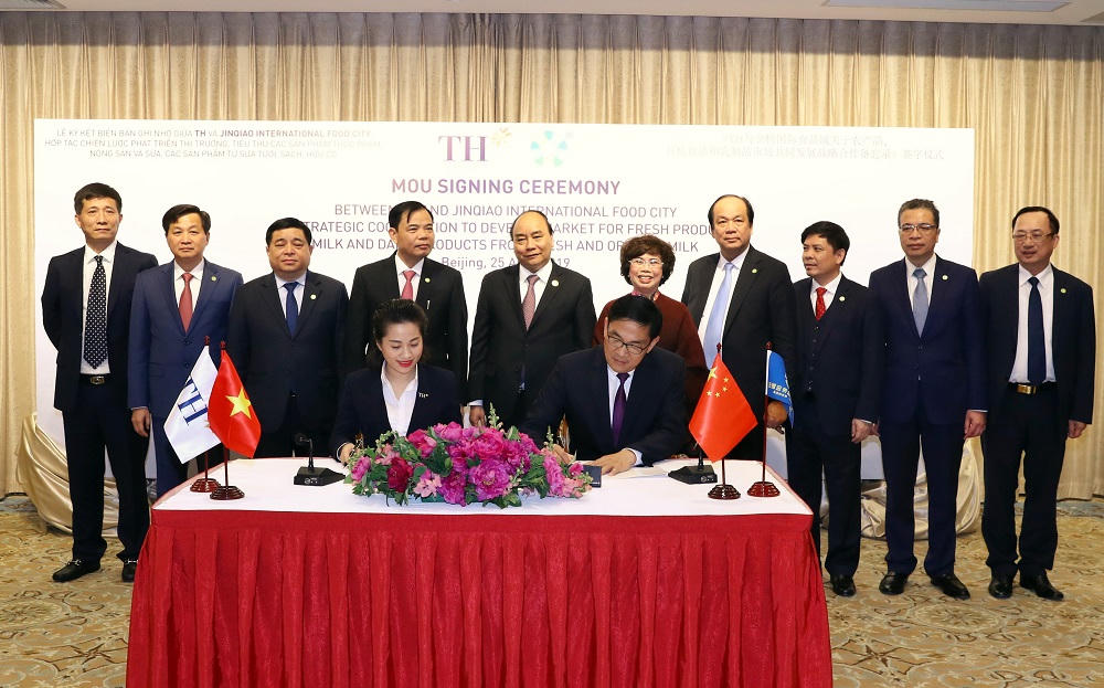 TH tiên phong đưa sản phẩm cao cấp từ đồng đất Việt Nam chinh phục thị trường Trung Quốc