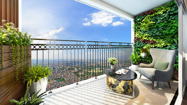 Khơi nguồn cảm hứng thiên nhiên với căn hộ D'. El Dorado