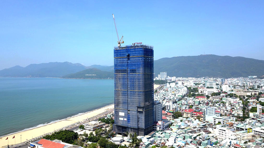 Chuẩn bị cất nóc dự án nghỉ dưỡng cao nhất miền Trung