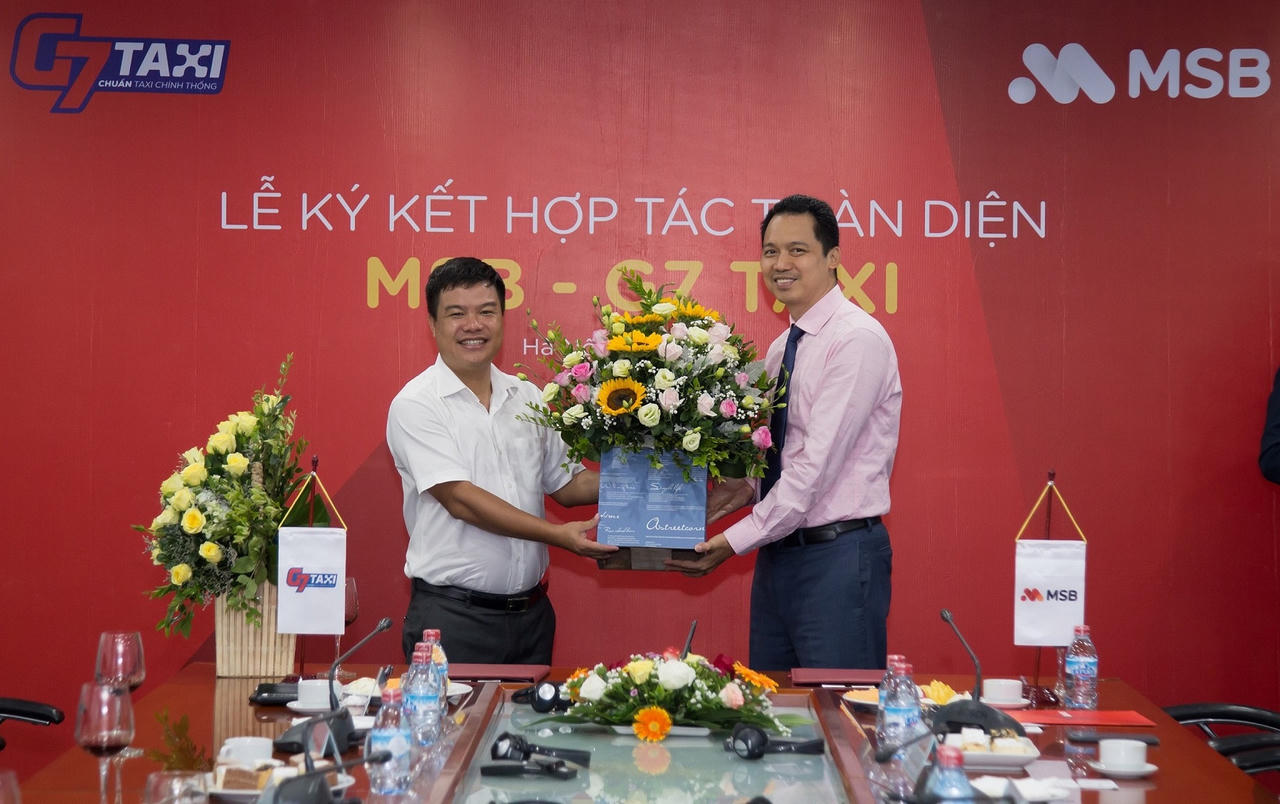 MSB phối hợp G7 taxi triển khai thanh toán qua mã QR và thẻ không tiếp xúc 