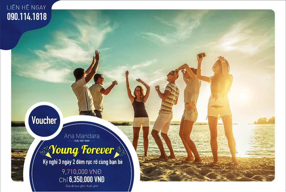 Cùng hội chị em trở về thanh xuân tại Ana Mandara Huế