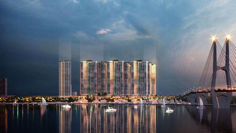 “Viên kim cương” bên sông Sài Gòn Sunshine Diamond River chuẩn bị ra mắt