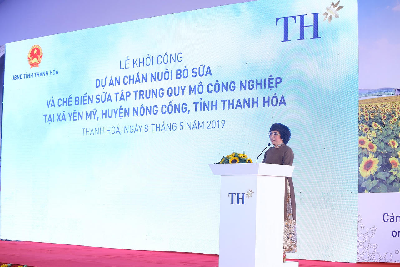 TH Khởi công dự án Chăn nuôi bò sữa và Chế biến sữa tập trung ứng dụng công nghệ cao