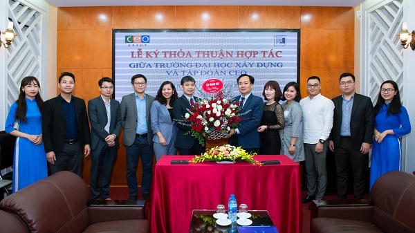 Tập đoàn CEO ký thỏa thuận hợp tác cùng trường Đại học Xây dựng