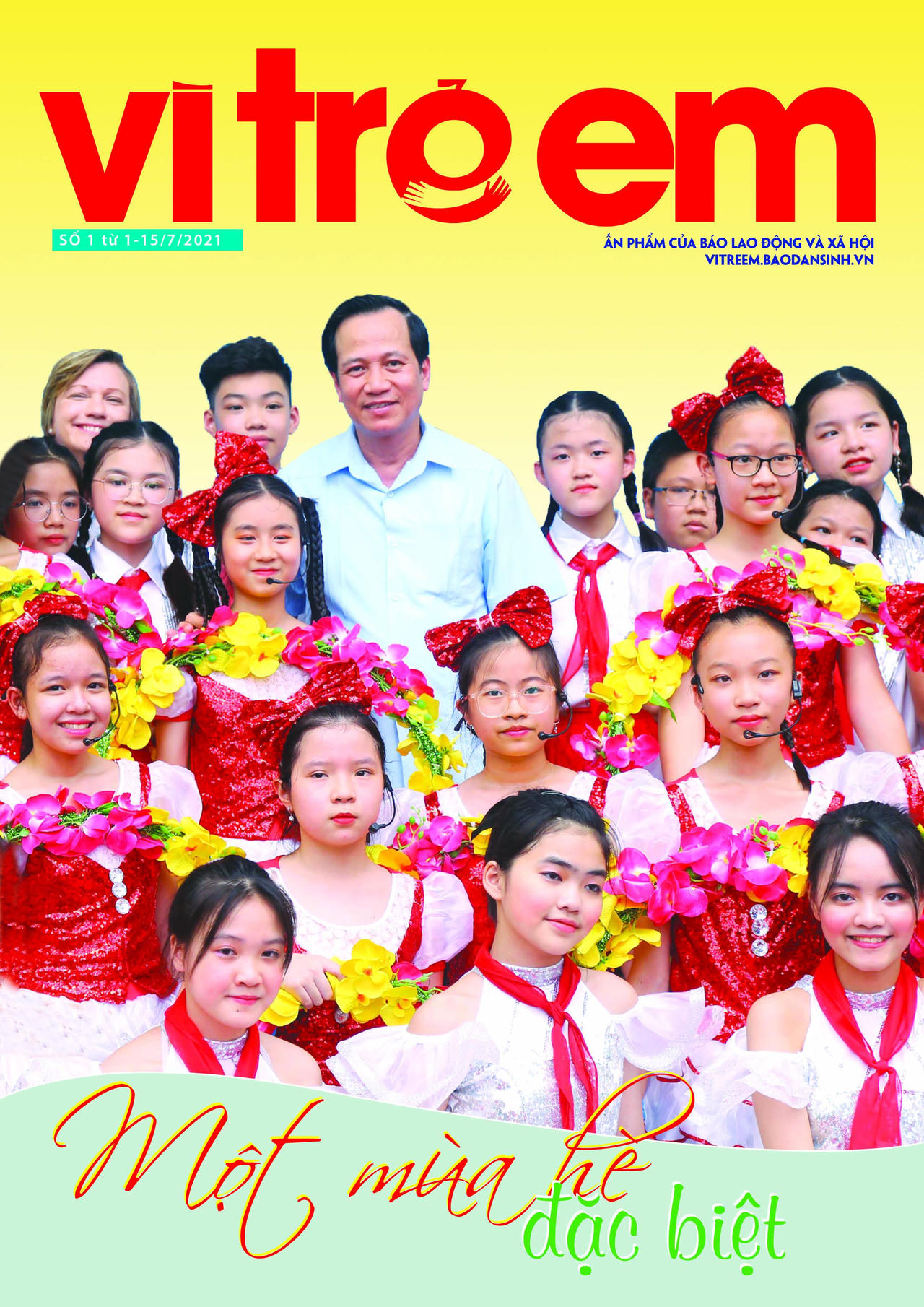 Báo Lao động và Xã hội ra mắt ấn phẩm “Vì trẻ em”