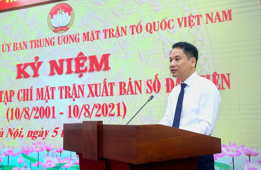 Kỷ niệm 20 năm Tạp chí Mặt trận xuất bản số đầu tiên