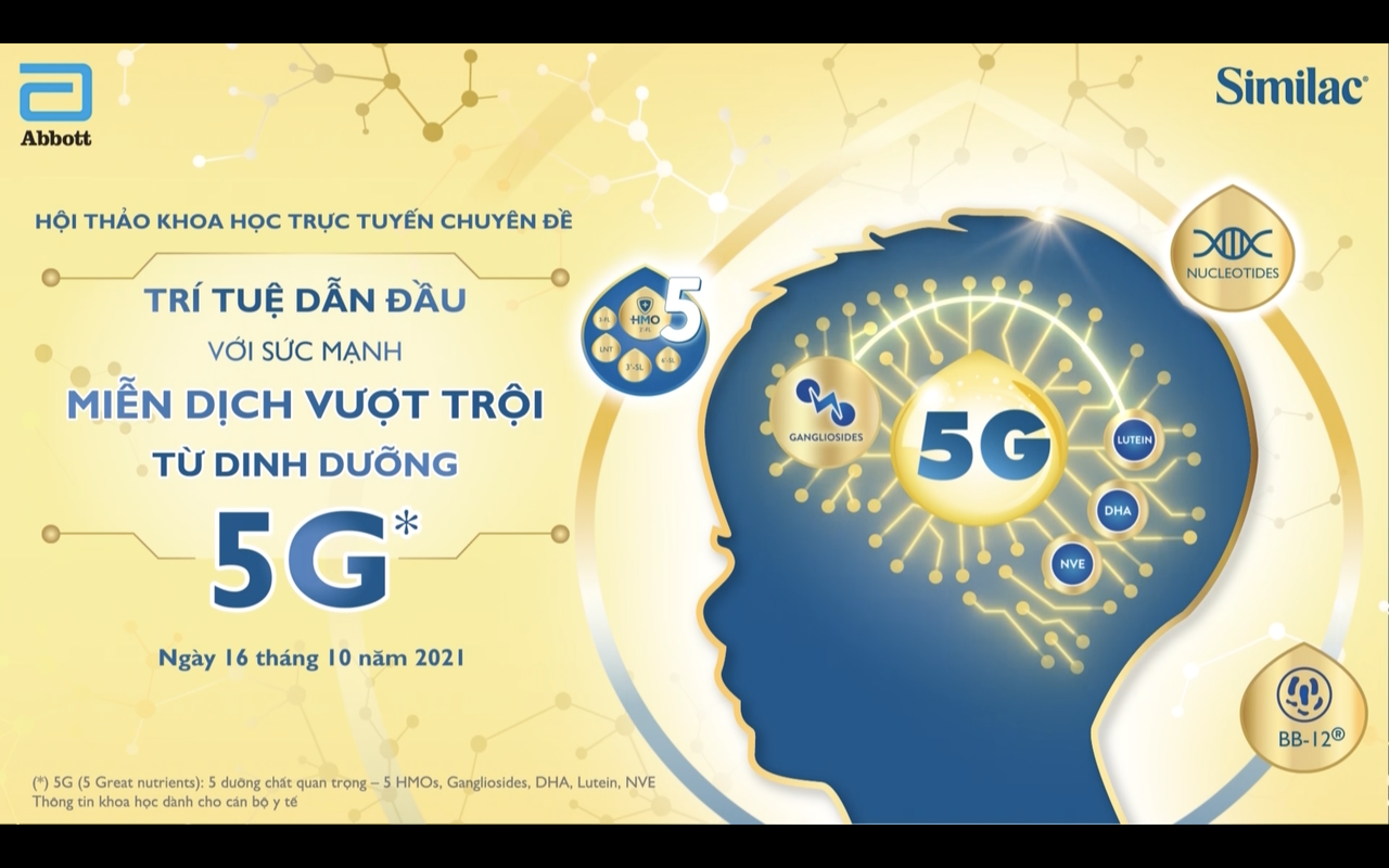 Abbott ra mắt công thức đầu tiên bổ sung Gangliosides và 5 loại HMOs cho trẻ 