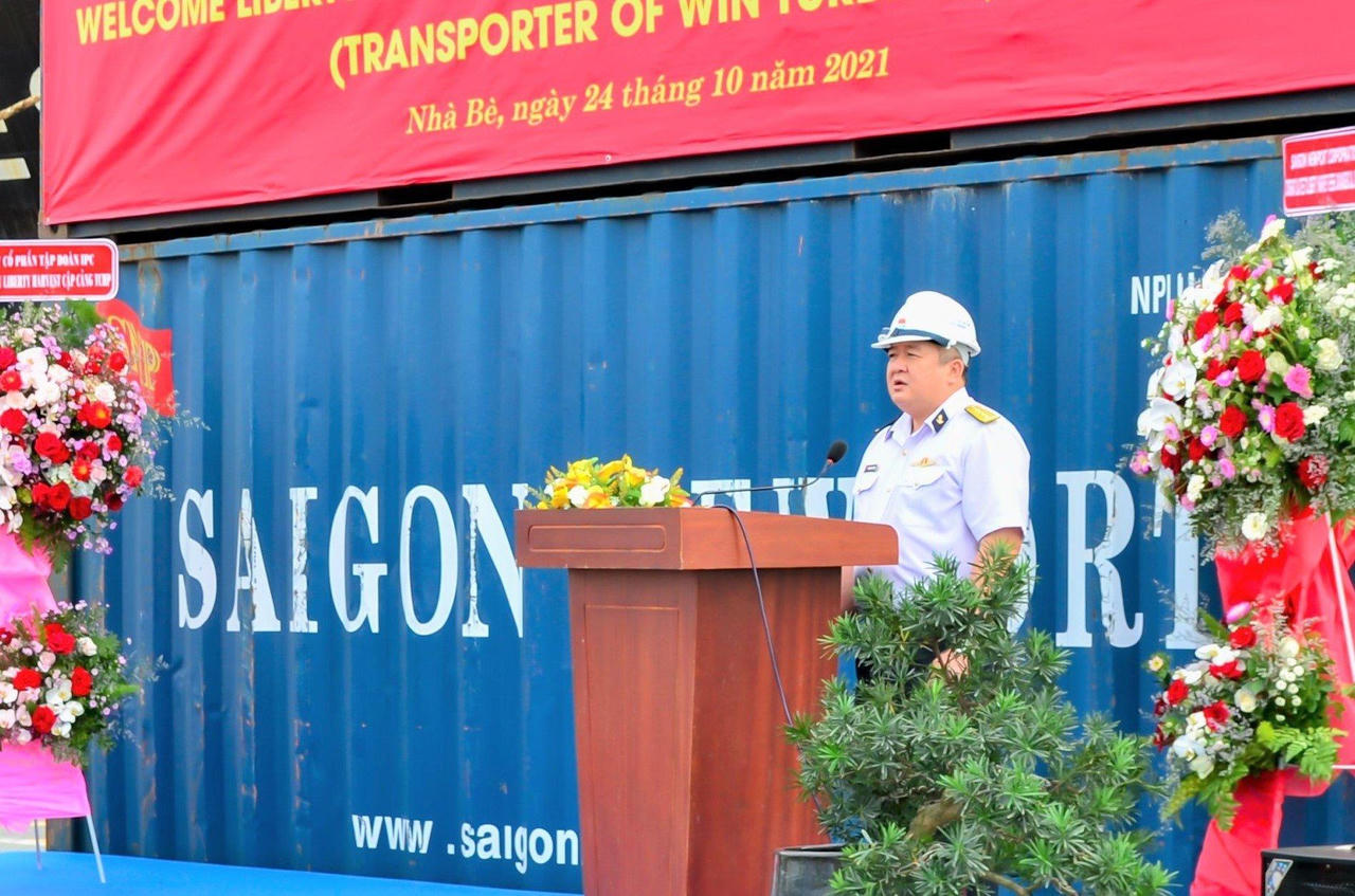 Cảng Tân Cảng - Hiệp Phước đón tàu điện gió, hướng cung cấp dịch vụ mới