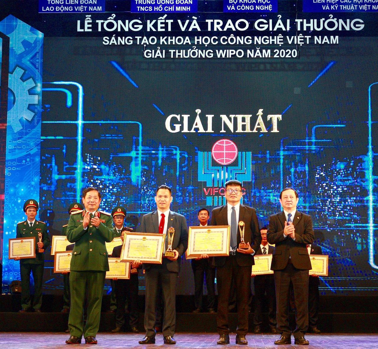 Gốm Đất Việt tự hào là đơn vị duy nhất đạt 2 giải Nhất và 1 giải Nhì trong Cuộc thi Sáng tạo Khoa học Công nghệ Việt Nam năm 2020
