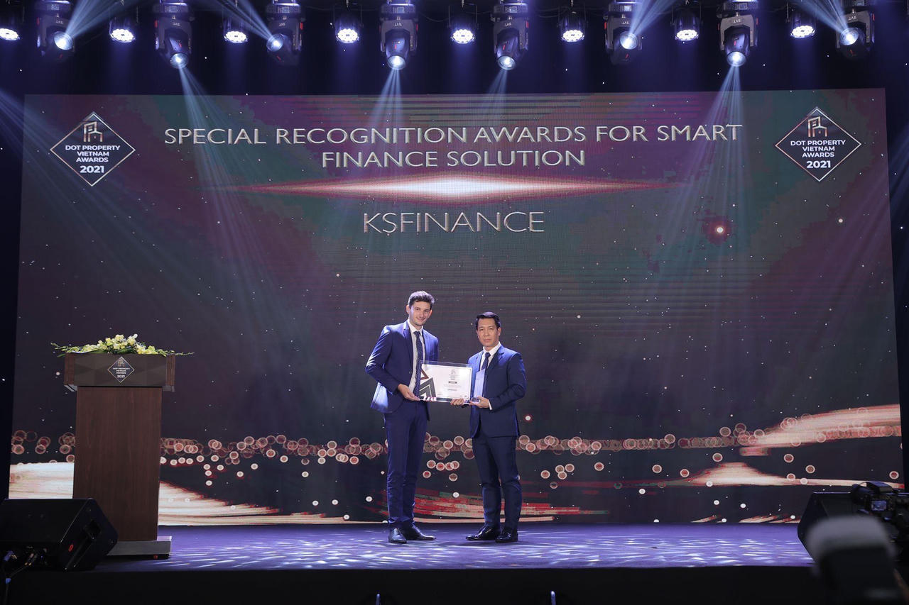 Tập đoàn KSFinance lập “hat-trick” tại Dot Property Vietnam Awards 2021
