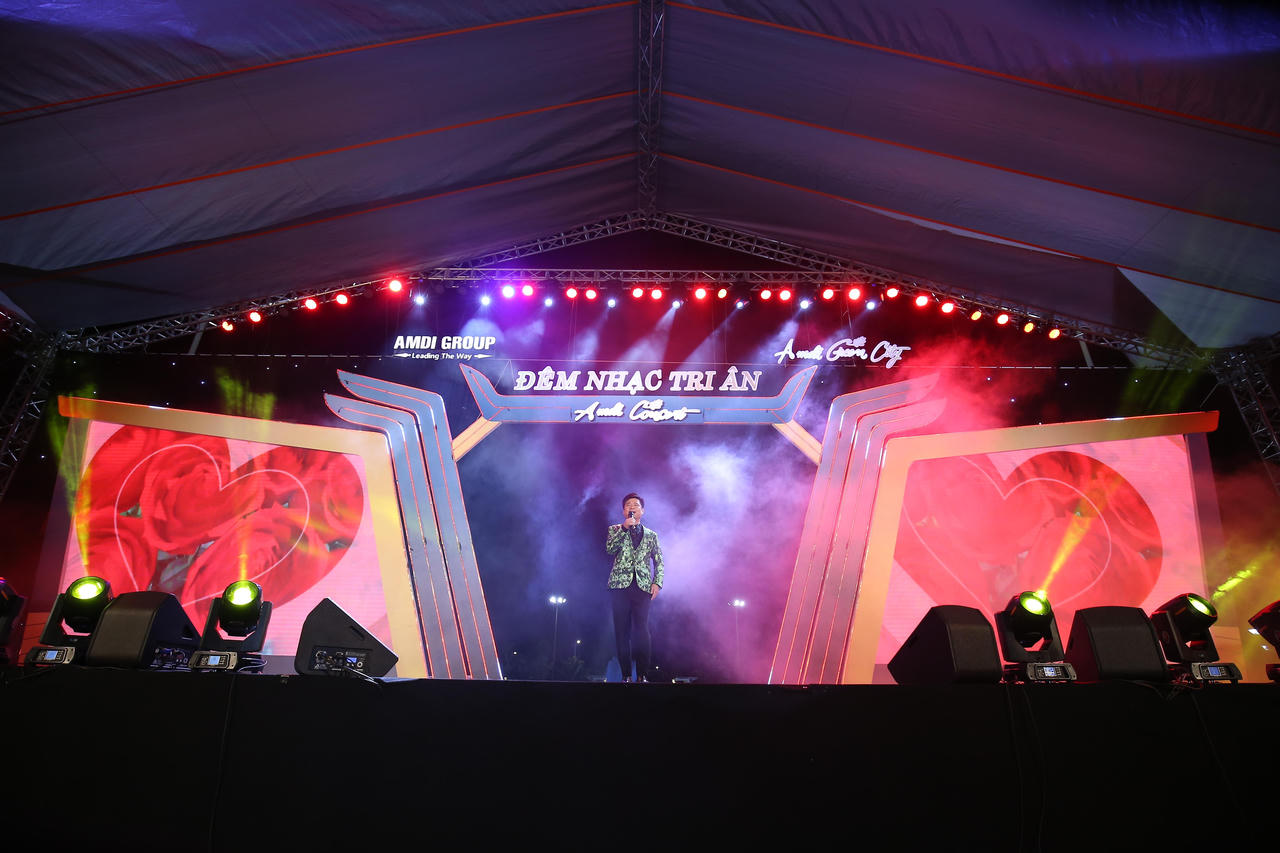 Tập đoàn AMDI gây ấn tượng mạnh khi tổ chức Đêm nhạc Tri ân khách hàng