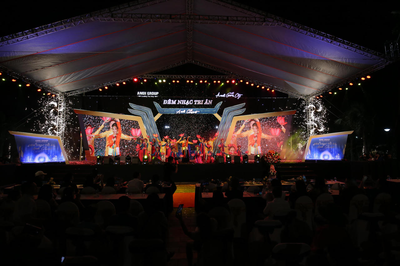 Tập đoàn AMDI gây ấn tượng mạnh khi tổ chức Đêm nhạc Tri ân khách hàng