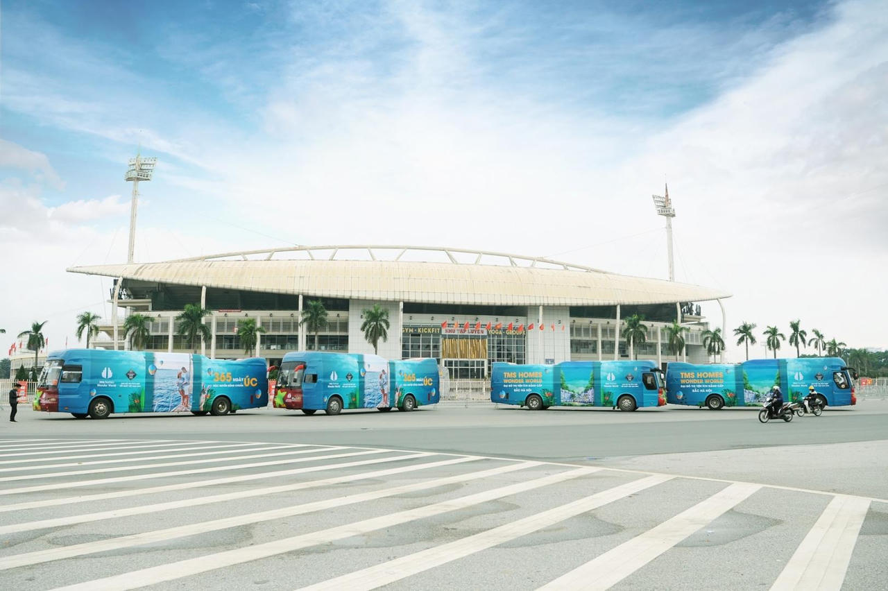 Sự kiện roadshow “hành trình xanh” của đại đô thị TMS Homes Wonder World “khuấy đảo” phố phường Hà Nội